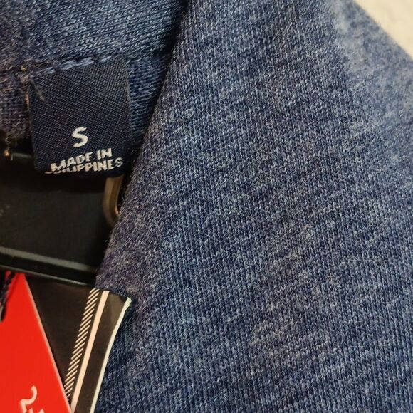 Roundtree & Yorke Mens Long Sleeve Button Down Blue Pajama Set sz S - Picture 7 of 16